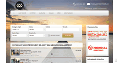 Desktop Screenshot of infinititours.hu